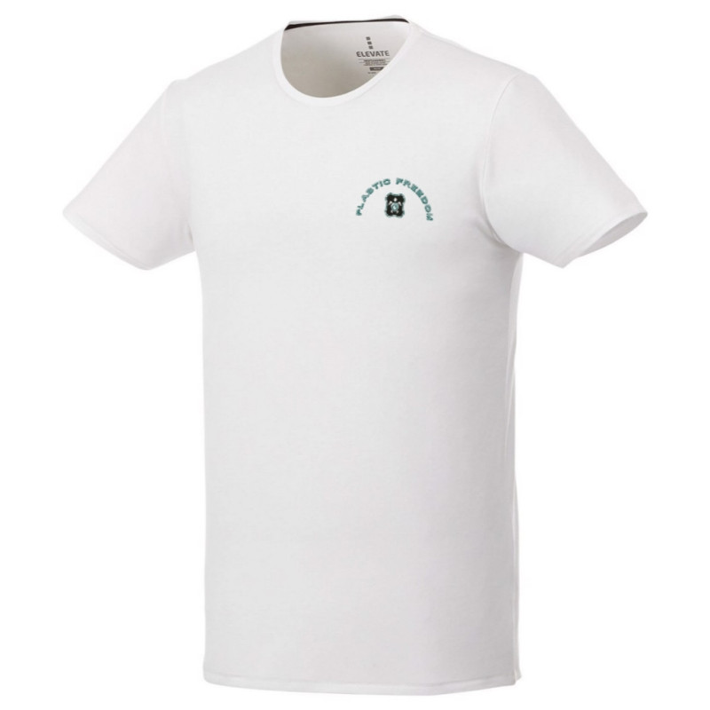 Maglietta in cotone organico con logo ricamato ufficiale