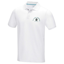 Polo in tessuto organico con logo ricamato ufficiale