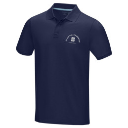 Polo in tessuto organico con logo ricamato ufficiale